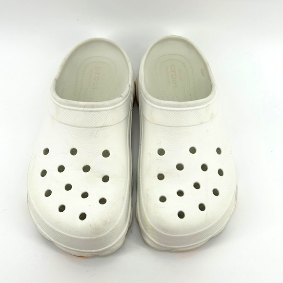 CROCS Shoes - Crocs Classic Clog Comfort White Slip On Shoes Men's or Women's Size M8 W10